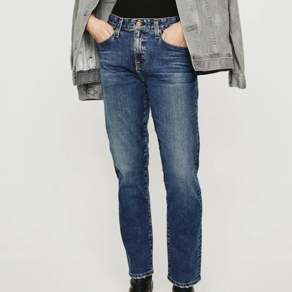 Ag Adriano Goldschmied Denim - AG NWT Ex boyfriend slouchy slim jeans in 14 year Wilderness size 32